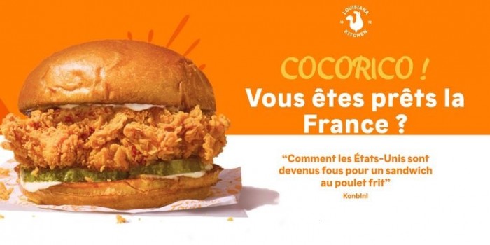 Popeyes Louisiana Kitchen, principal concurrent à KFC, va débarquer en France