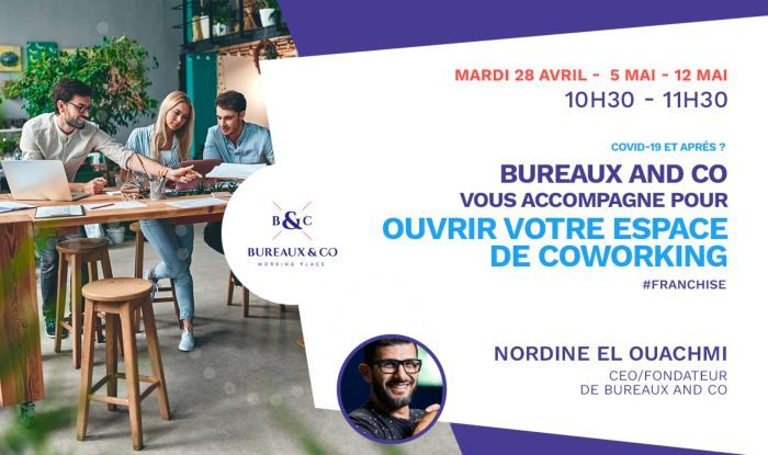 Ouvrir un espace de coworking en franchise : un webinaire pour découvrir la franchise Bureaux & Co