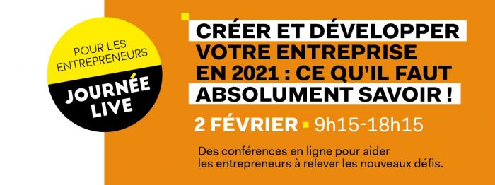 Créer et développer son entreprise en 2021 : une journée de conférences en ligne organisée par le Salon SME
