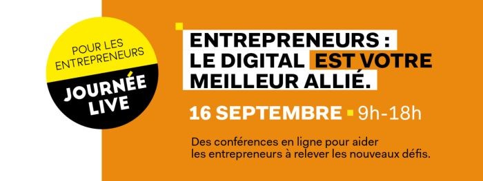 Nouvelle journée live pour le salon SME Online : "Entrepreneurs : le digital est votre meilleur allié"