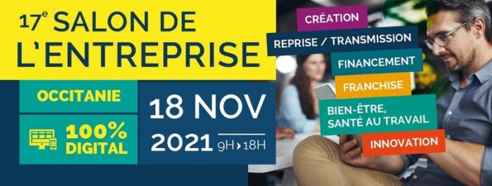 Salon de l’Entreprise Occitanie : un événement 100% digital pour accompagner la création d’entreprise