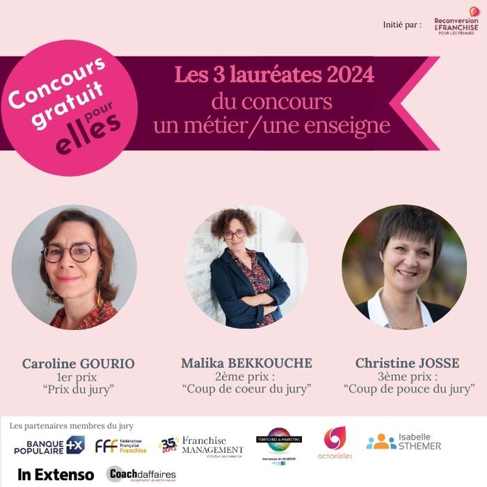 Création d’entreprise : elles se partagent 12.500€ de récompenses pour se lancer en franchise !
