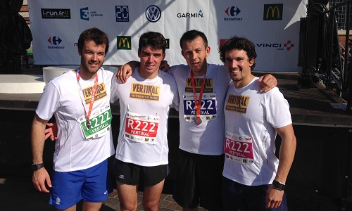 Team Vertikal au marathon de Toulouse