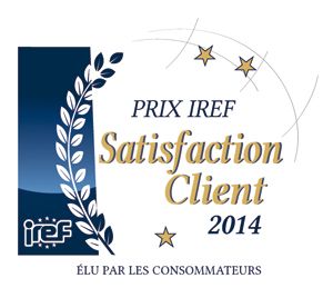 Prix IREF Satisfaction Client 2014 logo