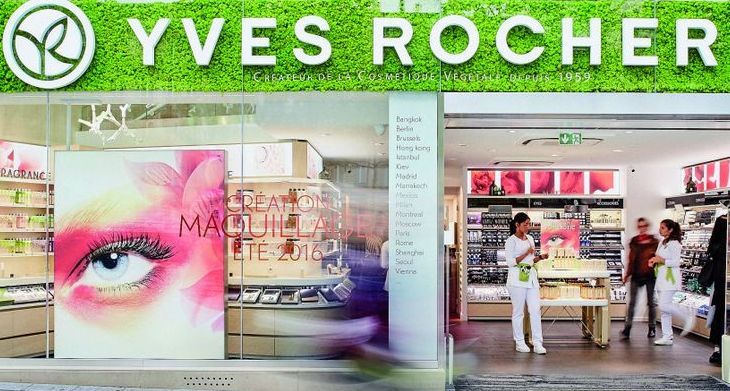 Franchise Yves Rocher magasin Hausmann Paris